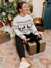 Load image into Gallery viewer, Doe a Deer Christmas Sweater