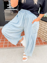 Load image into Gallery viewer, O + H Blue Summer Chambray Pants