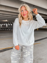 Load image into Gallery viewer, Brushed Basic Girl Pullover | Off White