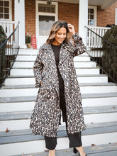 Load image into Gallery viewer, Keeping Up Leopard Coat