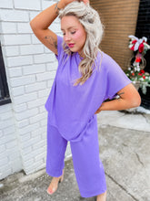 Load image into Gallery viewer, Penelope Ribbed Set | Dolman Sleeve | Lilac