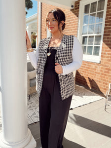 Marla Tweed Blazer Vest