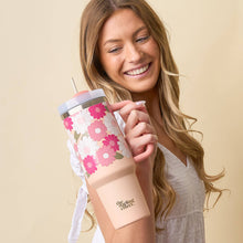 Load image into Gallery viewer, Daisy Craze Hot Pink 40 oz tumbler