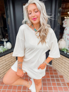 From the Other Side Romper | Ivory