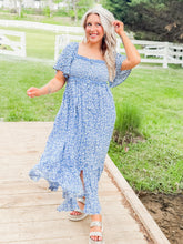 Load image into Gallery viewer, In the Air Summer Maxi | Blue