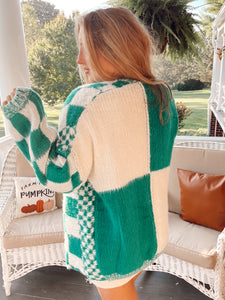 Cassidy Checkered Cardigan