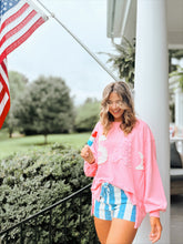 Load image into Gallery viewer, Patriotic Pearls Pullover