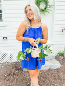 Seeing Stars Dress | Cobalt