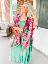 Load image into Gallery viewer, Love Grows Kimono | Maroon