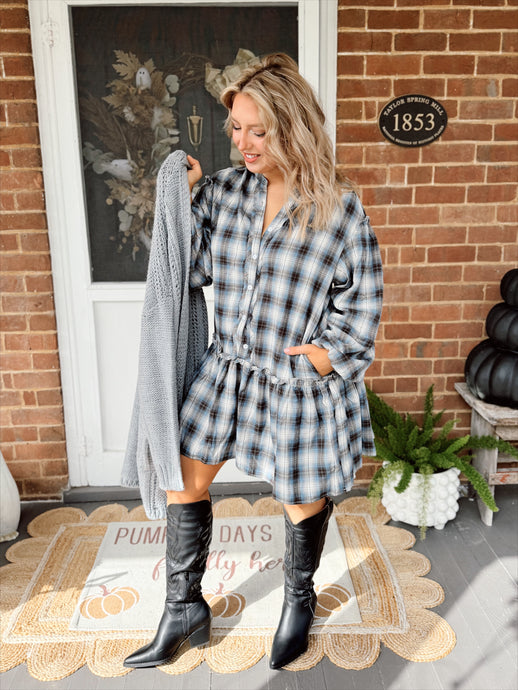 Classic Vinyls Plaid Dress