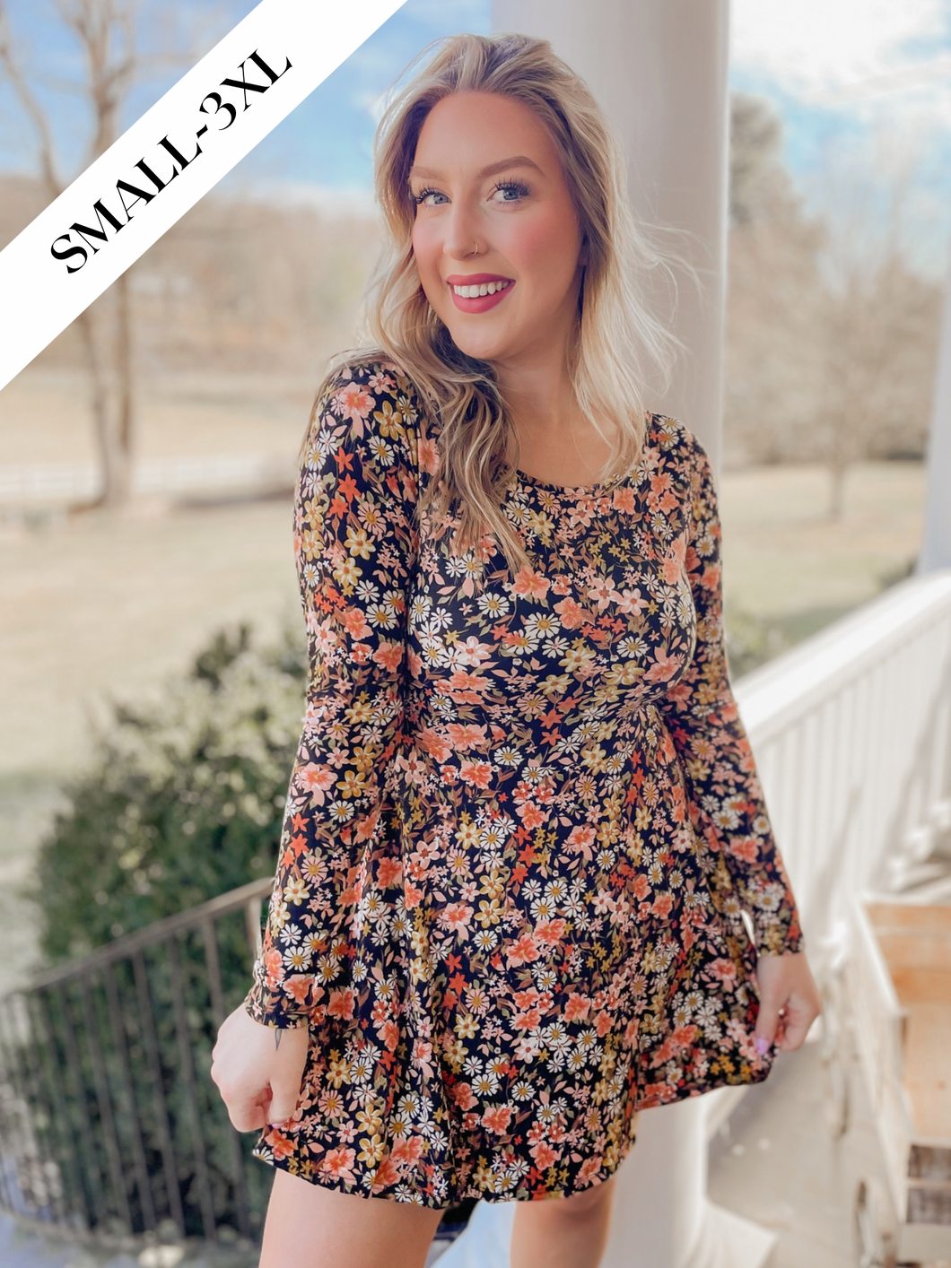 Floral Fun Dress/Romper