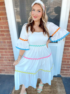 Rays of Rainbow Dress