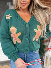 Load image into Gallery viewer, Gumdrop Button Cardigan | Green