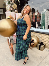 Load image into Gallery viewer, The Winslet Plaid Dress - Green