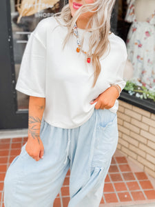 Simple Moments Tee | White