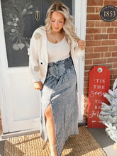 Load image into Gallery viewer, Flower Power Chunky Cardigan