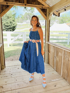 Loretta Lynn Denim Maxi  Henhouse Shoppe