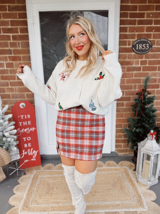 Cozy Holiday Skirt