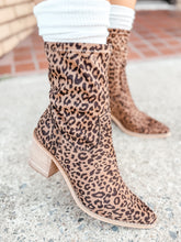 Load image into Gallery viewer, Vienna Leopard Huggie Bootie