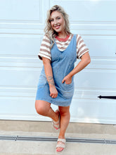 Load image into Gallery viewer, Alice Overall Denim Dress