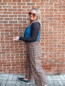 Plaid Paradise Wide leg Pant