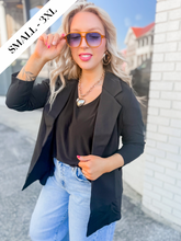 Load image into Gallery viewer, Back Again Blazer | Black
