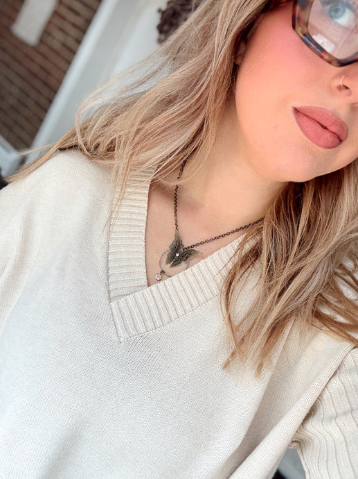 All Things New Butterfly Necklace