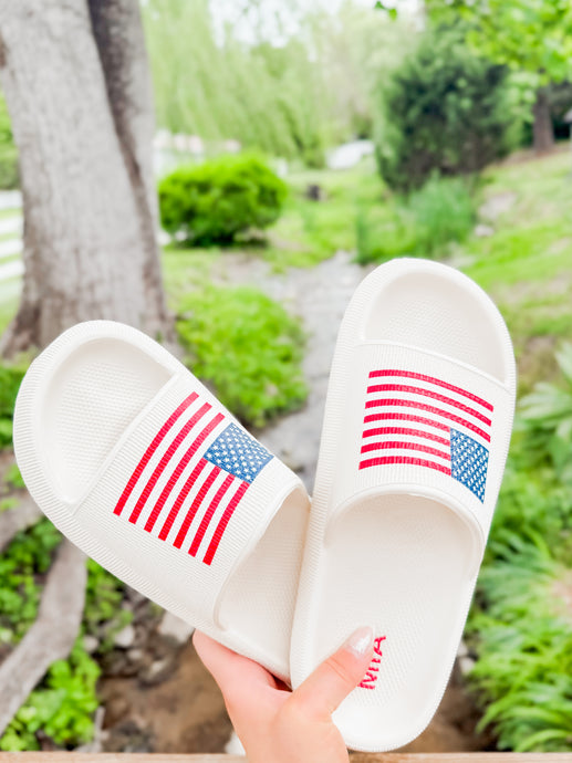 American Flag Cloud Slide
