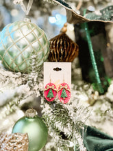 Load image into Gallery viewer, Clay Christmas Tree Earring | Oval