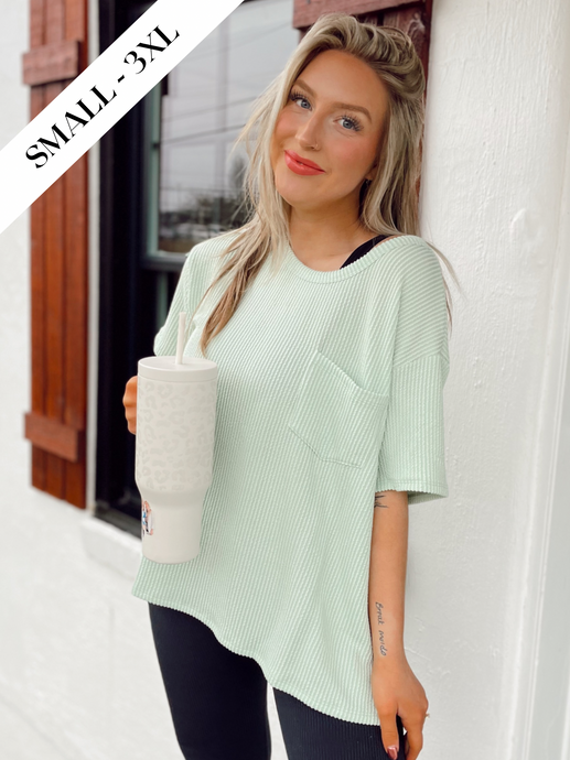 Brandy Basic Top in mint