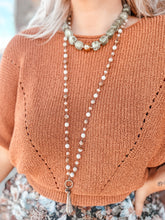 Load image into Gallery viewer, Feeling Green Stone Necklace