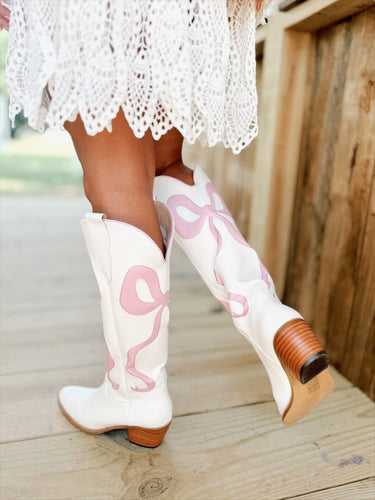 Miriam Bow Boot | Pink