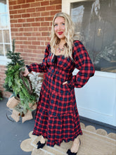 Load image into Gallery viewer, Christmas in London Dress | Red
