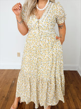 Load image into Gallery viewer, Miriam Floral Maxi Dress | Daffodil