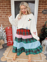 Load image into Gallery viewer, Holly Jolly Plaid Skirt