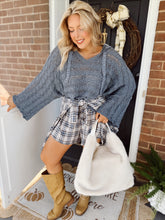 Load image into Gallery viewer, Candace Cropped Sweater Hoodie