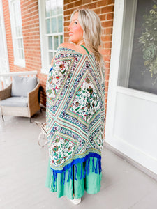 Dancing in the Moonlight Kimono | Blue