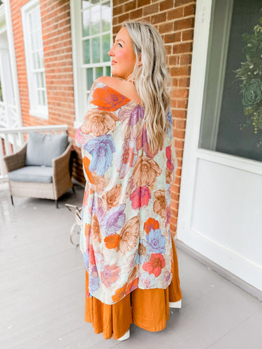 Blooming Field Kimono