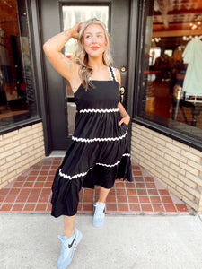 Brunch Date Rickrack Dress