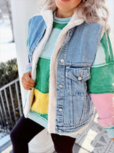 Load image into Gallery viewer, Rugby Color Block Sweatshirt
