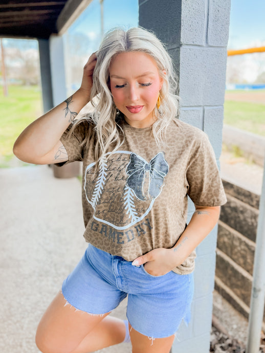 Baseball Bow Tee