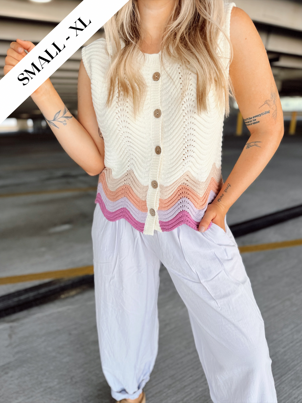 Make Your Own Way Sweater Tank