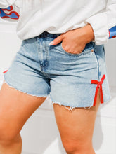 Load image into Gallery viewer, Rockets Red Glare Denim Shorts