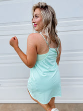 Load image into Gallery viewer, Sporty Era Romper Dress - Aqua