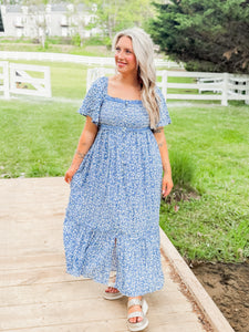 In the Air Summer Maxi | Blue