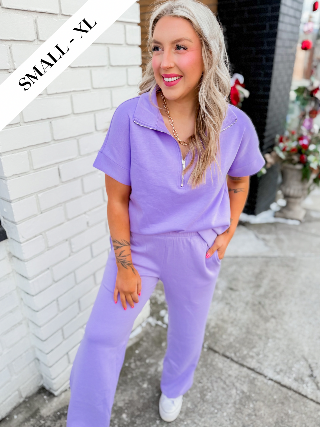 Rachel Modal Travel Set | Short Sleeve | Lilac