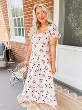 Load image into Gallery viewer, Strawberry Shortcake Midi Dress