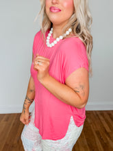 Load image into Gallery viewer, Simple Comfort Tee | Taffy Pink