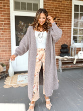 Load image into Gallery viewer, POL Sipping Chai Cardigan | MOCHA