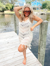 Load image into Gallery viewer, Bahama Bound Crochet Dress